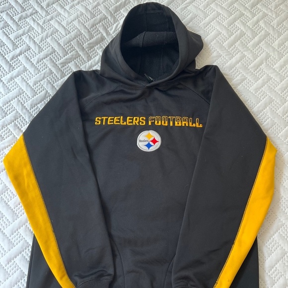 NFL Other - NFL Pittsburg Steelers Football Team Apparel Black Activewear Hoodie, Youth XL